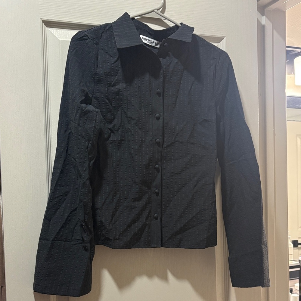 Princess Polly Anni Pinstripe Shirt